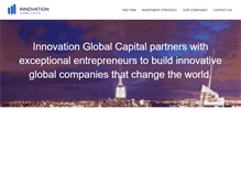 Tablet Screenshot of innovationglobal.com